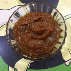 A picture of Satvik dates pickle(no garlic)My style.