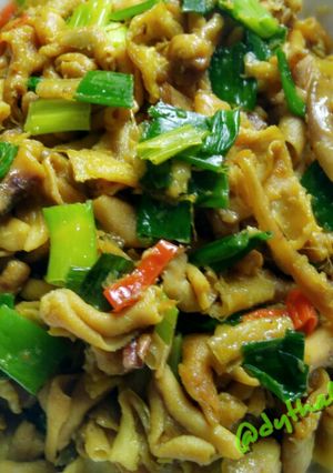 Foto resep Tumis usus bumbu kuning