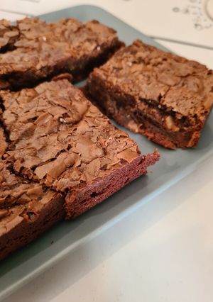 Une photo de Brownie aux noix de pécan au cake factory