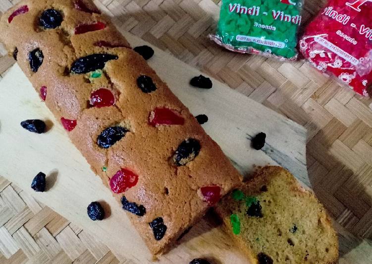 Resep Light Fruit Cake Klasik, Menggugah Selera