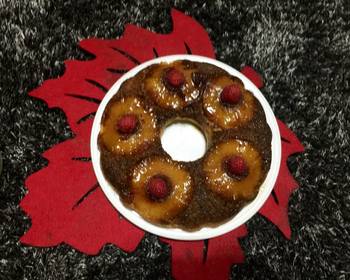 Popular Cuisine Pineapple Upside Down Practical Delicious