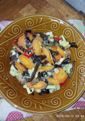 Foto resep Tumis kembang kol, jamur kuping