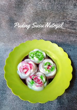 Foto resep 144. Puding Susu Bunga