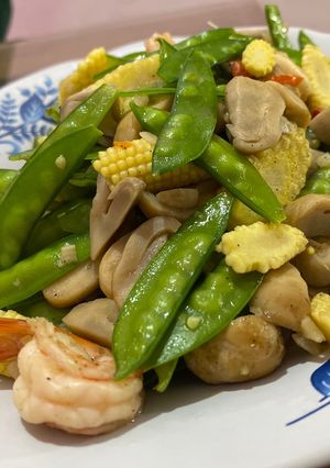Foto resep 19. Cah jamur udang (diet)