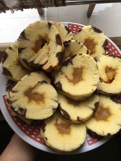 Foto resep Marble chiffon rollcake