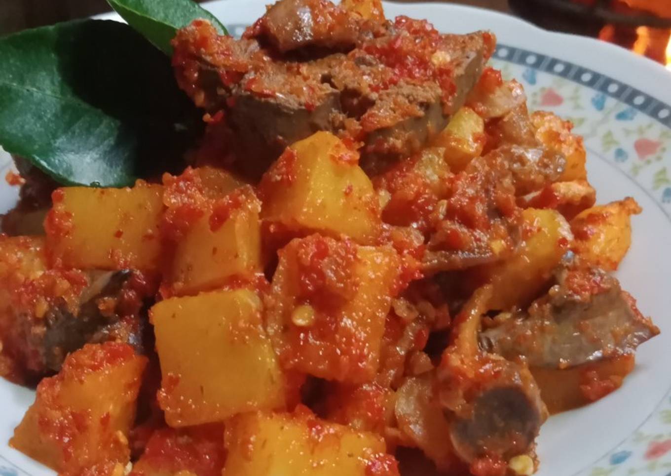 Sambel Goreng Kentang Ati Ampela