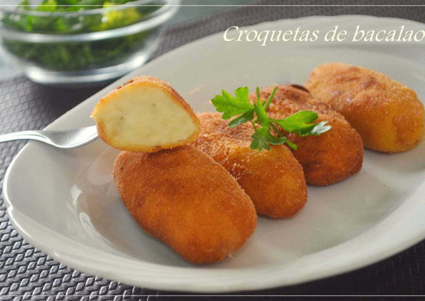 Croquetas de bacalao (Thermomix)
