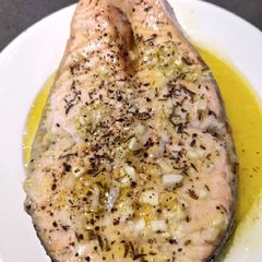 A picture of Baked Butter Salmon.