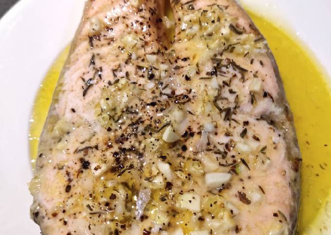 Recipe of Super Quick Homemade Baked Butter Salmon