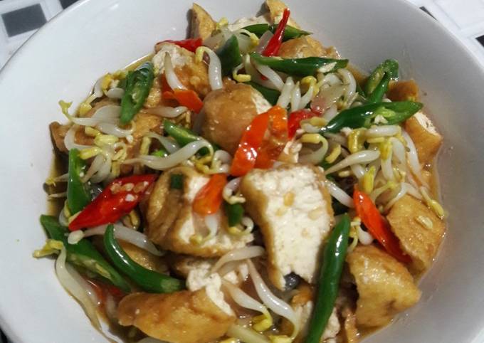 Resep 30 Tumis Toge Tahu With Cabe Ijo Oleh Pawon Animagkavi Cookpad