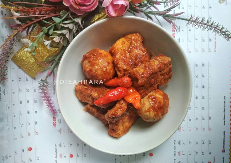 Balado Tahu Tempe Telur ✨