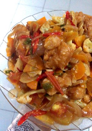 Foto resep Ayam Crispy Saos Rica-Rica Ala Tio Ciu