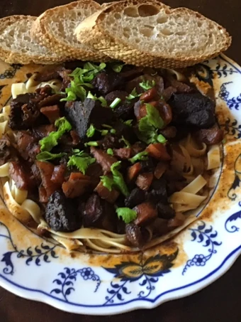 Easy Way Make Recipe California Farm Classic Beef Burgundy with Boiler Onions that is So Delicious, So Delicious}