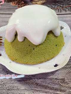 富士山抹茶蛋糕~無奶低糖 的食譜成品照片