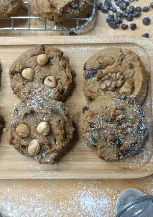 Une photo de 🍪Cookies aux pois chiches pépites de chocolat