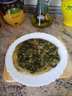 Una foto de Tortilla de collejas silvestres