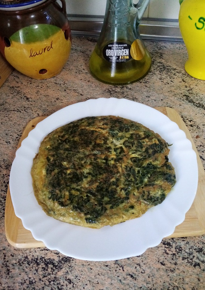 Una foto de Tortilla de collejas silvestres