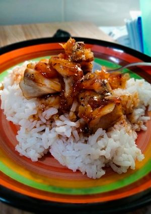 Hình của món Cá sốt chua ngọt.
