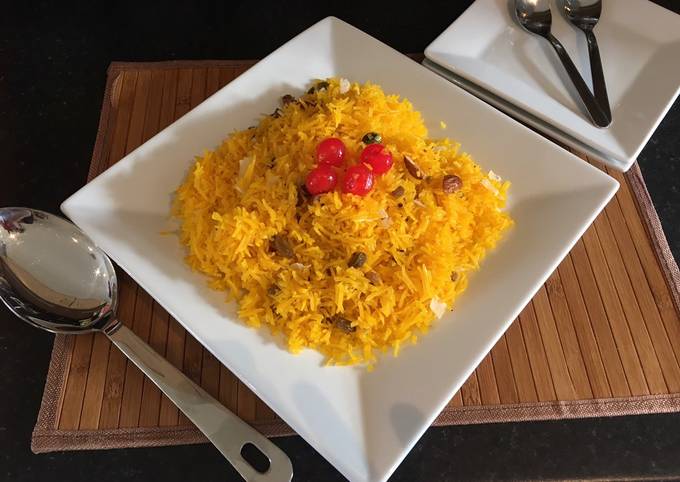 Yellow Sweet rice (Zarda)