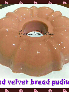 Foto resep Red Velvet Bread Puding