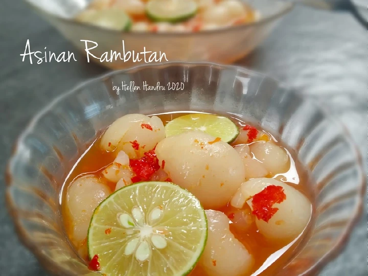 Easy Steps Prepare Recipes Asinan Rambutan the Perfect Delicious.