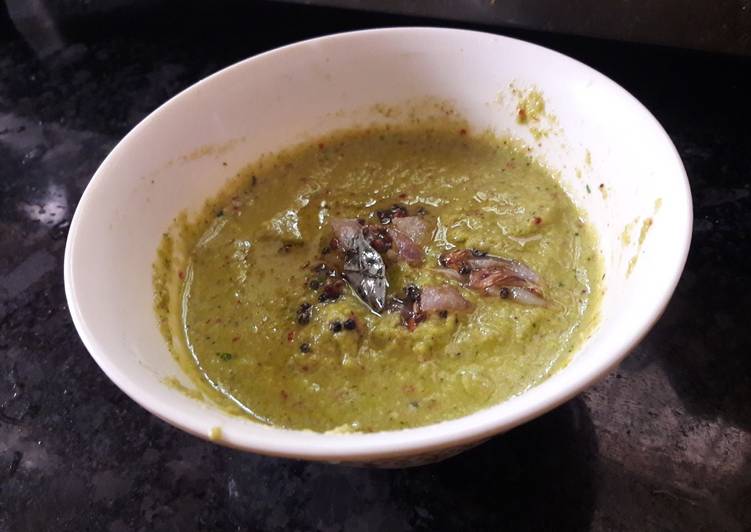 Recipe of Homemade Coriander leaves thuvayal