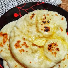 A picture of No Yeast Naan Recipe.