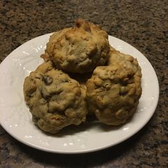 Oatmeal Raisin Cookies A picture of Oatmeal Raisin Cookies.