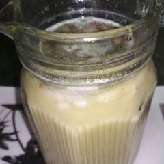 A picture of Summer refreshing salted sattu drink.