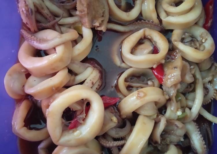 Bagaimana Menyiapkan 13.sotong saus tiram yang Enak Banget