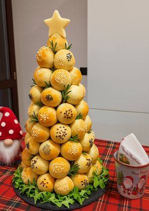 Foto di ALBERO di Natale SALATO: il centrotavola che si mangia 🎄
