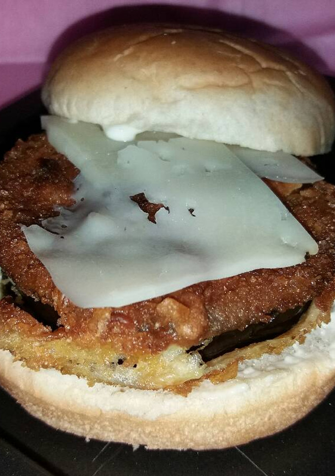 Una foto de Hamburguesa de berenjena