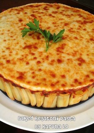 A picture of ~Baked Rigatoni Pasta~.