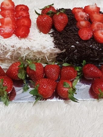 Langkah Gampang Membuat Resep  Kue ulang tahun tanpa pengembang dan emulsifier yang Sempurna, Enak Banget