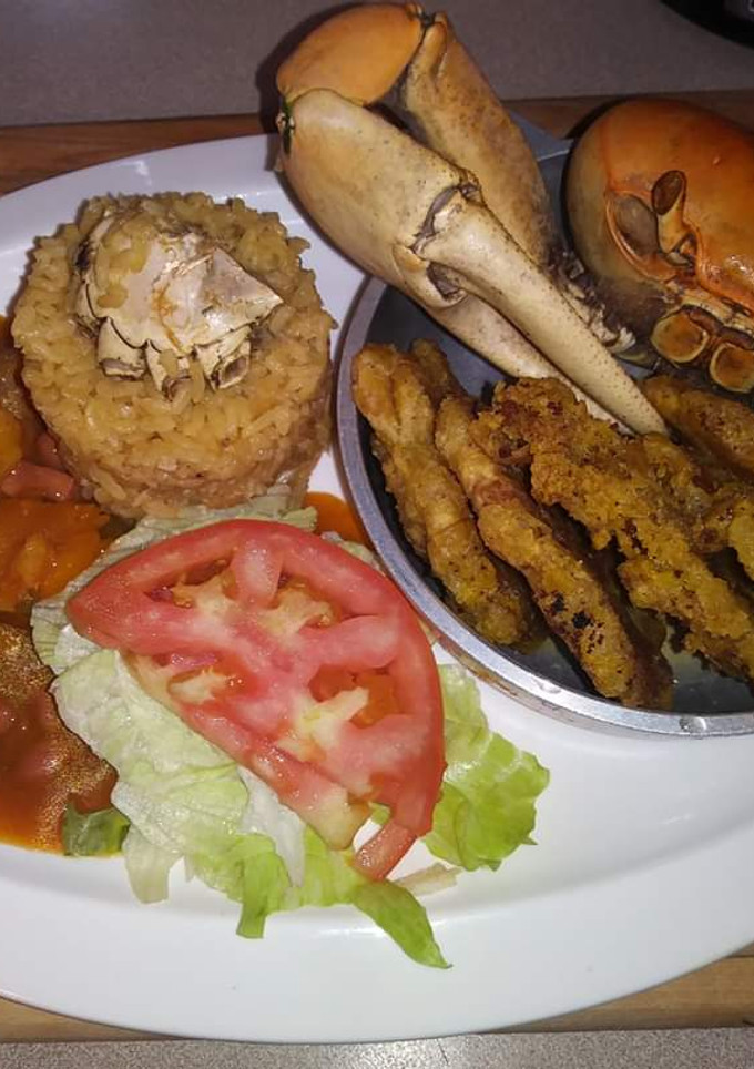 Una foto de Arroz con Jueyes