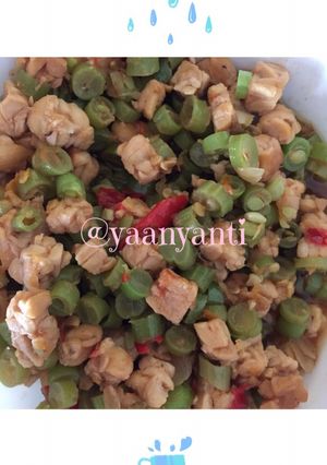 Foto resep Tumis buncis tempe