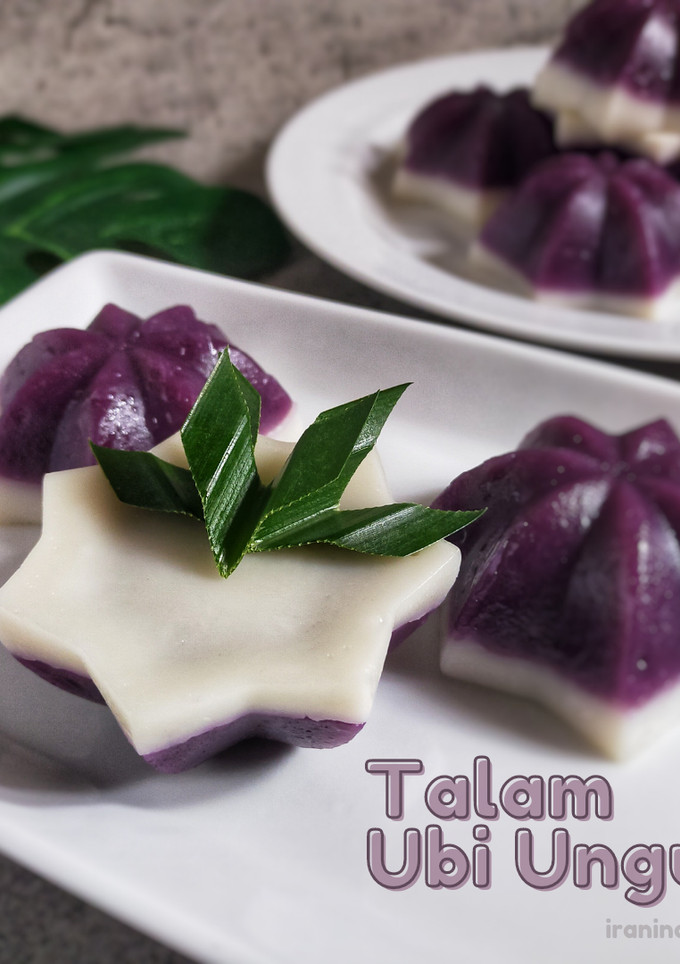 Foto resep Kue Talam Ubi Ungu