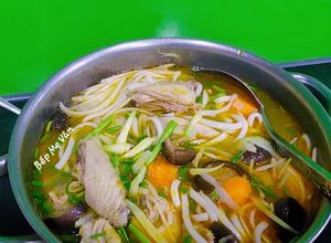 Hình của món Bánh canh gà.