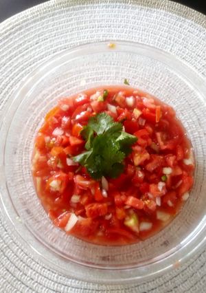 Una foto de Chimichurri de atún