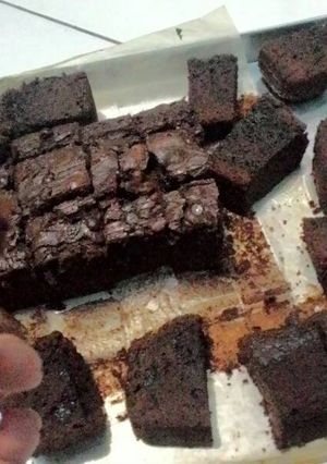 Foto resep Brownies shiny crust