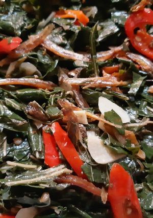 Foto resep Tumis Daun Singkong Pake Teri
