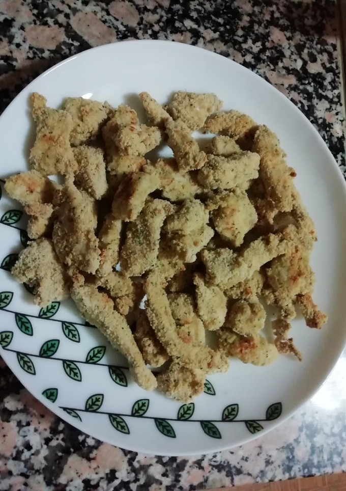 Una foto de Churritos de pollo al horno