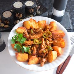A picture of "Porky feast".