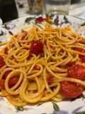 Spaghetti in padella 67 datterino e capriccio di mare calabrese