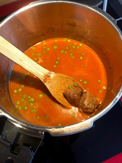 Una foto de Carne en salsa