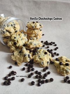 Foto resep Vanila Chocochips Cookies (Simple Renyah)