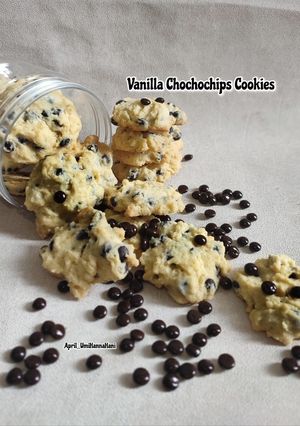Foto resep Vanila Chocochips Cookies (Simple Renyah)