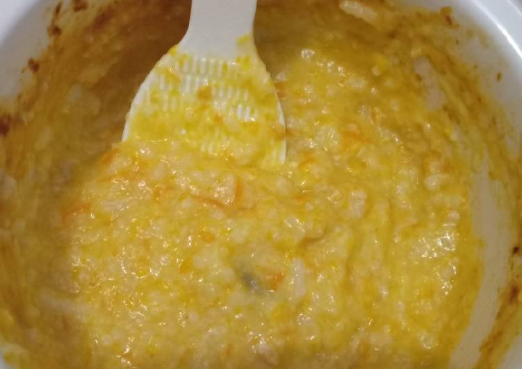 Resep Mpasi 4 8mo W Slowcooker Bubur Labu Ayam Kacang Merah Wortel Yang Lezat