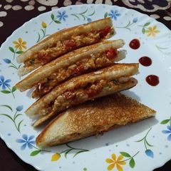 A picture of Paneer Sandwich.