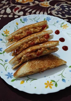 A picture of Paneer Sandwich.